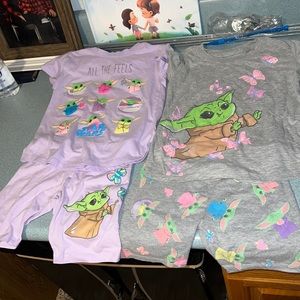 girls short and shirts matching set